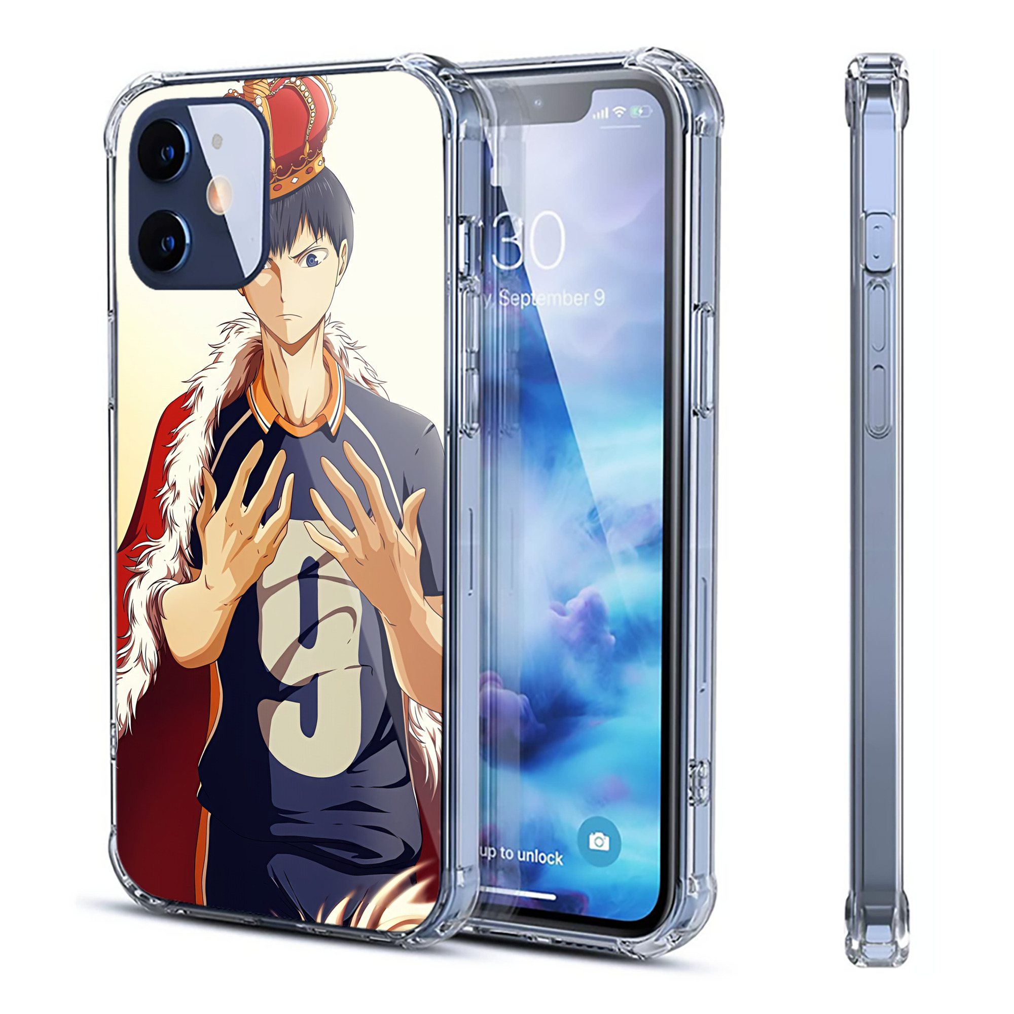 （画像用） ハイキュー!! Haikyu!! 【iPhone 12シリーズ対応】透明スマホケース（クリアソフトケース）